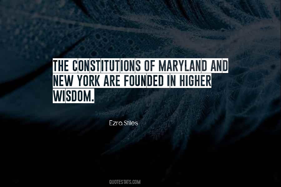 Quotes About Maryland #543433