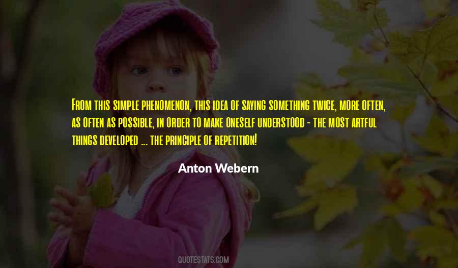 Webern Quotes #667705