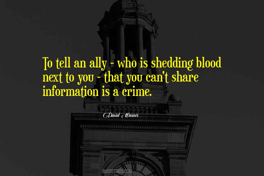 Quotes About Shedding Blood #470867