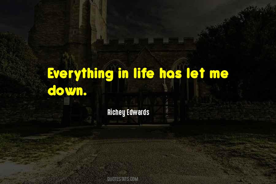 Quotes About Let Me Down #183731