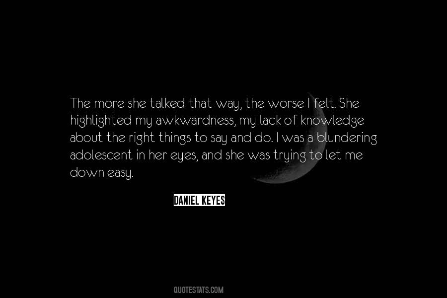 Quotes About Let Me Down #1871348