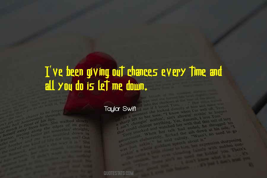 Quotes About Let Me Down #243489