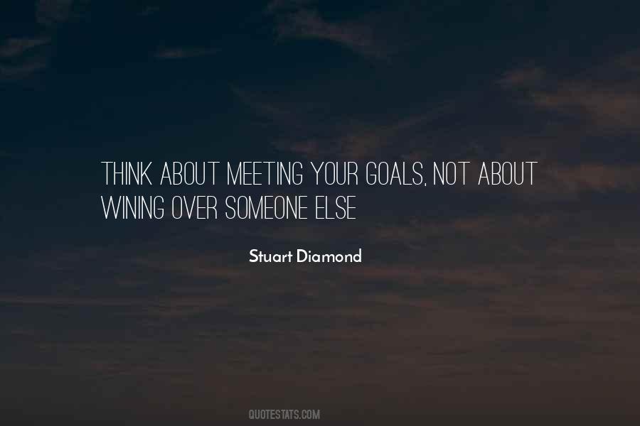 Quotes About Meeting Goals #1075733