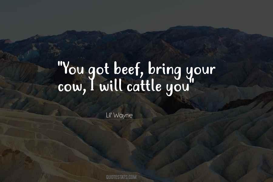 Quotes About Beef Cattle #1448223