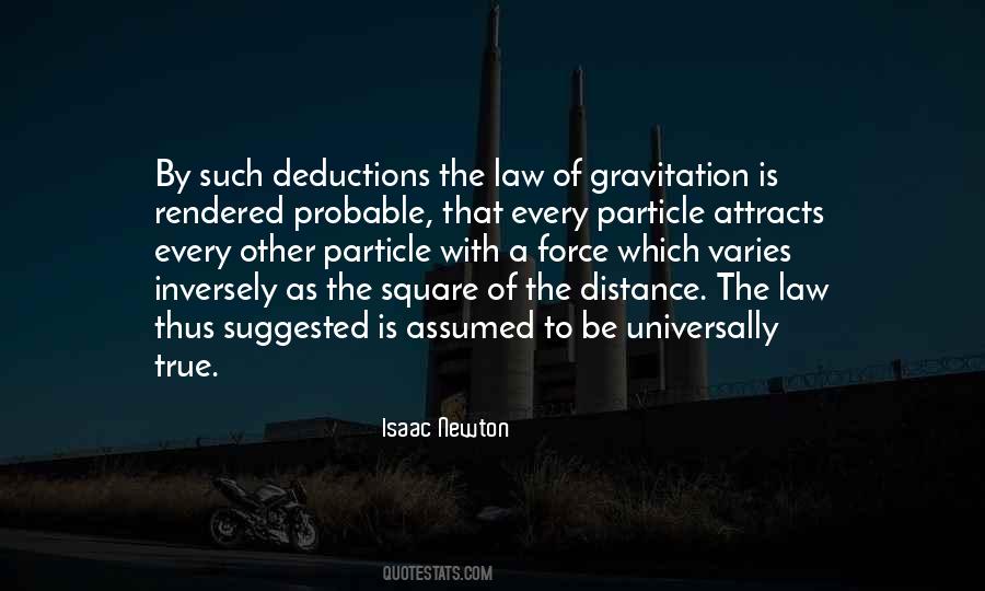 Quotes About Gravitation #1697271