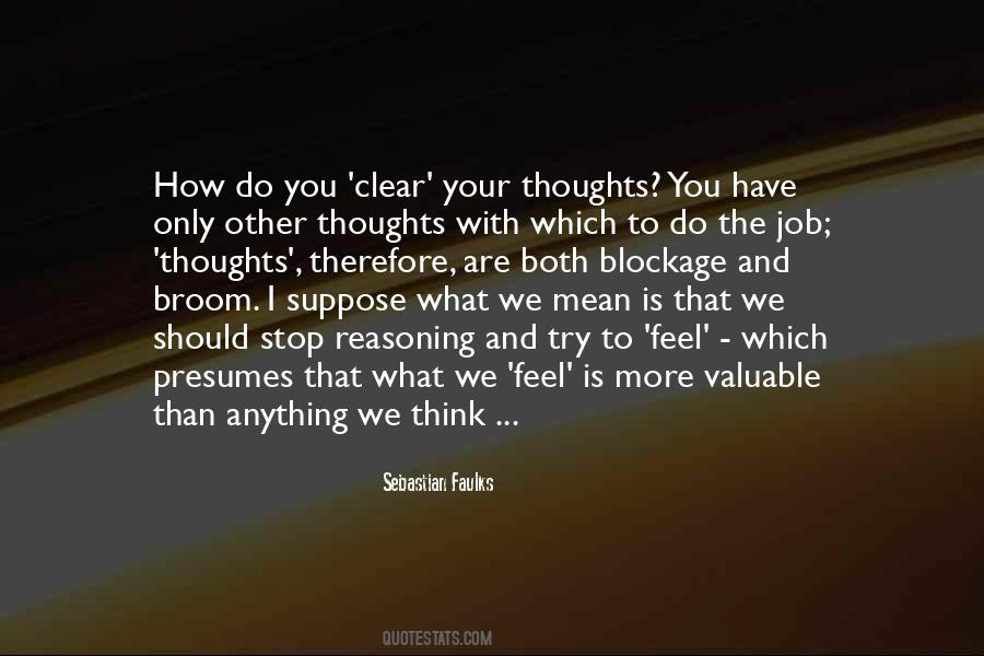 Quotes About Clear Thoughts #703086