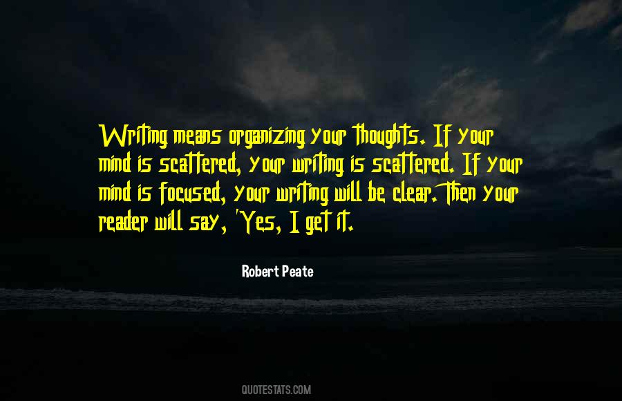 Quotes About Clear Thoughts #971591