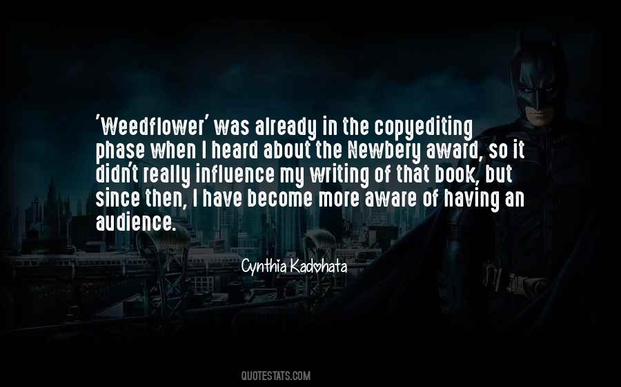 Weedflower Cynthia Kadohata Quotes #1302145