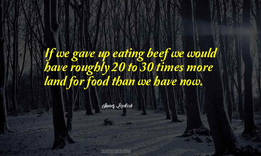 Quotes About Eating Beef #1407766