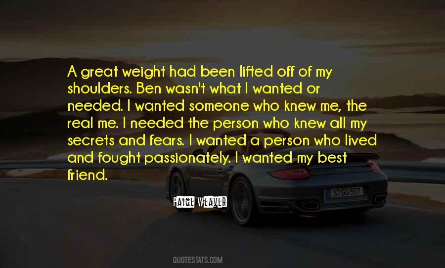 Weight Off My Shoulders Quotes #1102238