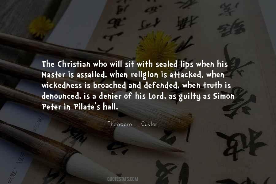 Quotes About Christian Truth #267025