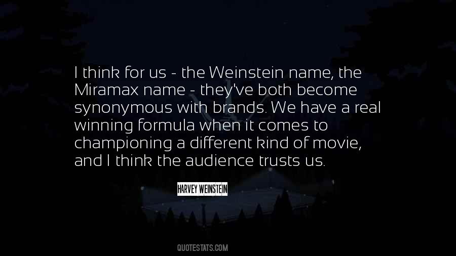 Weinstein Quotes #1209320