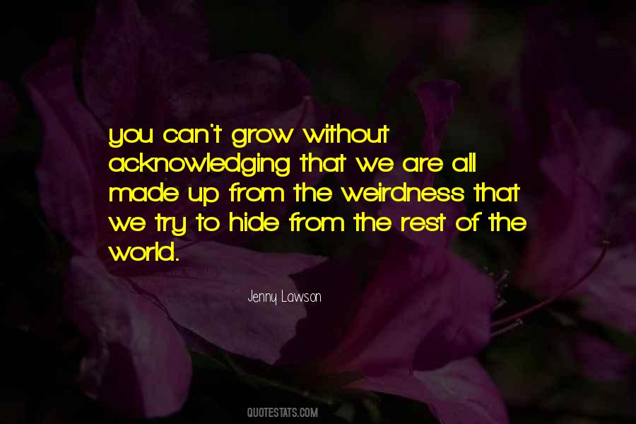 Weird And Creepy Quotes #1316689