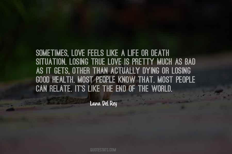 Quotes About True Love Dying #1390454