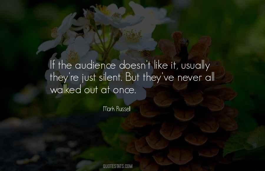 Welcome Audience Quotes #9686