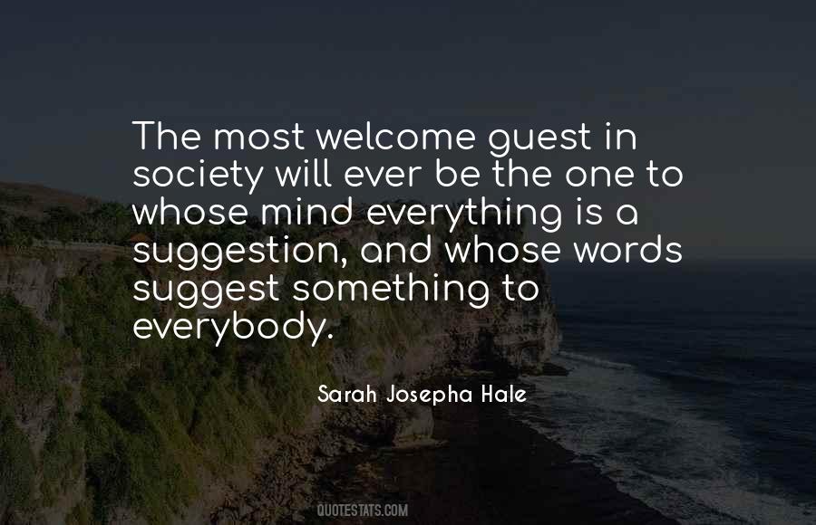 Welcome Guest Quotes #892772