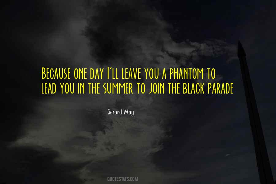 Welcome To The Black Parade Quotes #2540