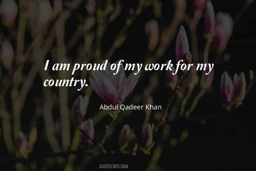 Quotes About Being Proud Of Your Work #466525