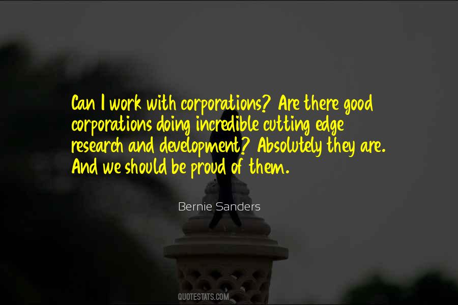 Quotes About Being Proud Of Your Work #564200