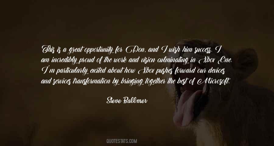 Quotes About Being Proud Of Your Work #804923