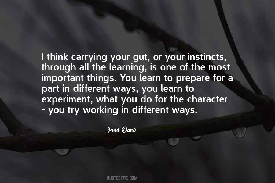 Quotes About Learning What's Important #1015071