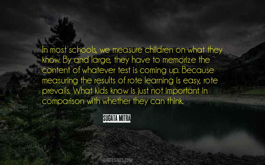 Quotes About Learning What's Important #233768