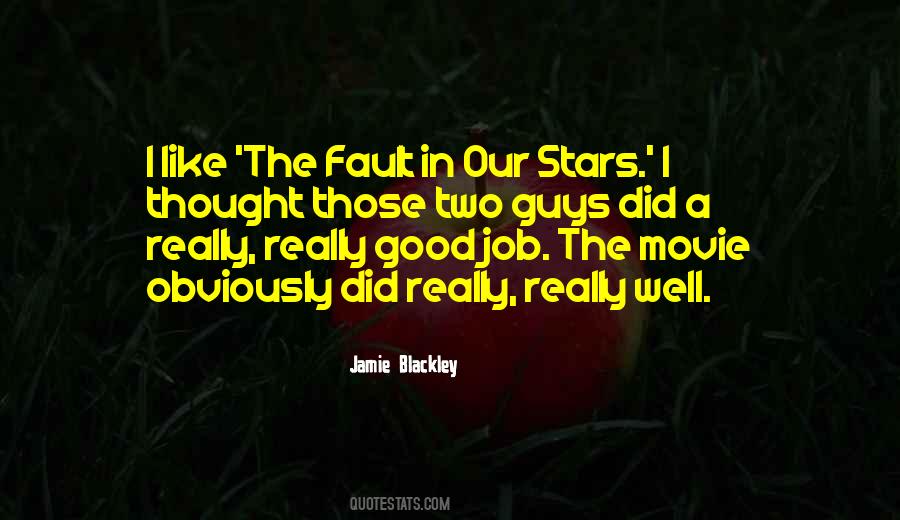Quotes About Fault In Our Stars #479938