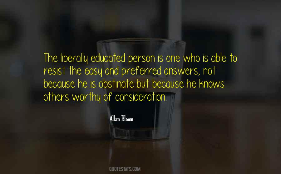 Well Educated Person Quotes #66986