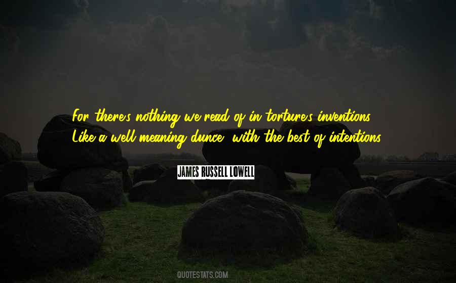 Well Meaning Quotes #7829