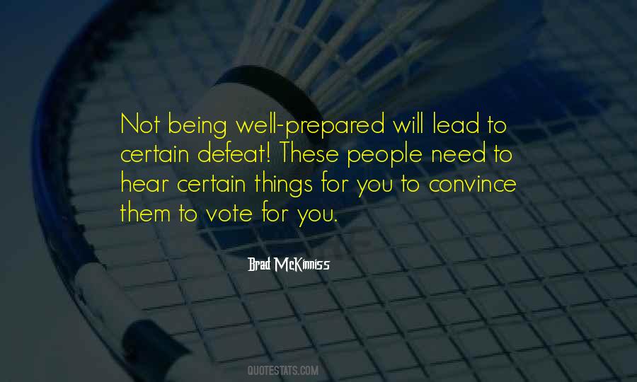 Well Prepared Quotes #322678