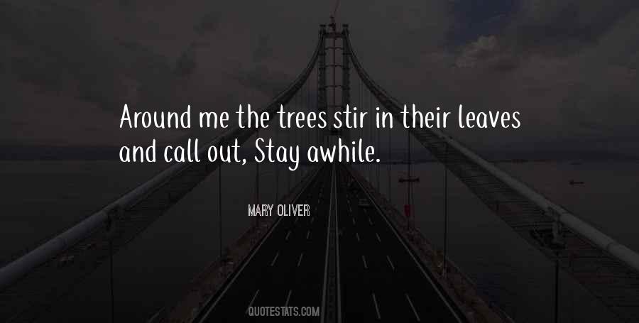 Quotes About Tree And Leaves #1057688