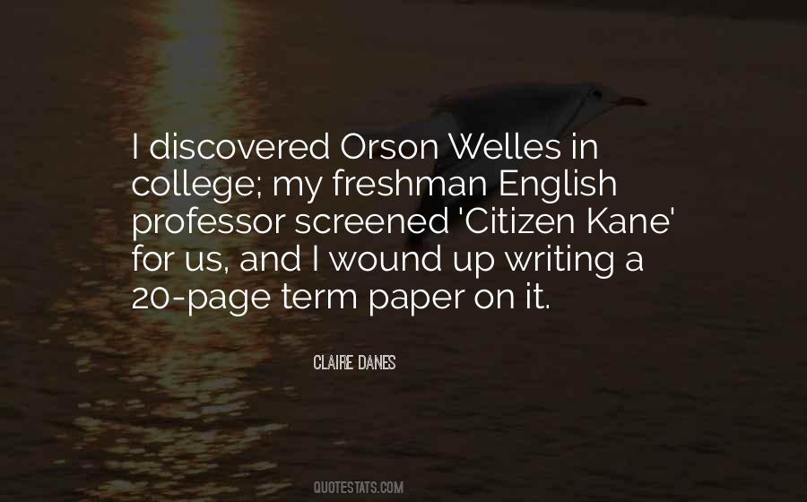 Welles Quotes #1529984
