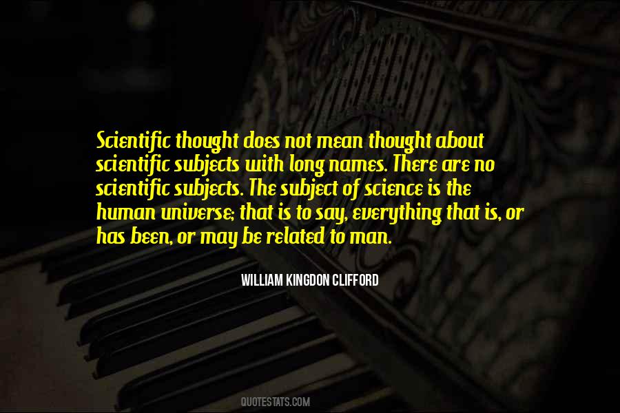 Quotes About Science Subject #1490561