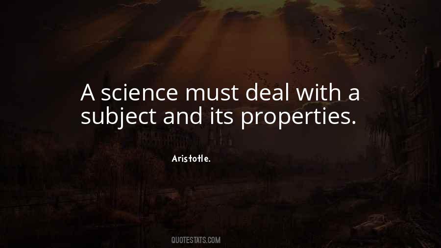 Quotes About Science Subject #1504186