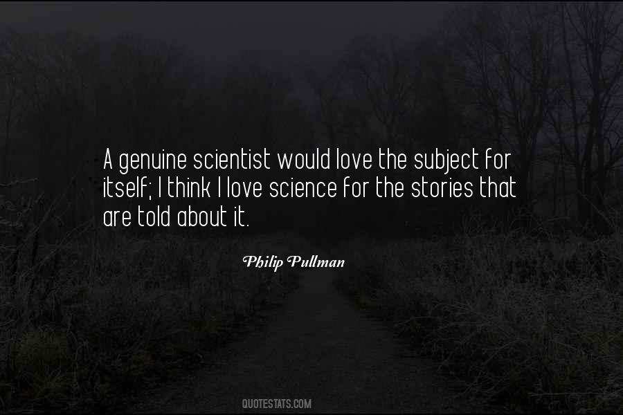 Quotes About Science Subject #406026