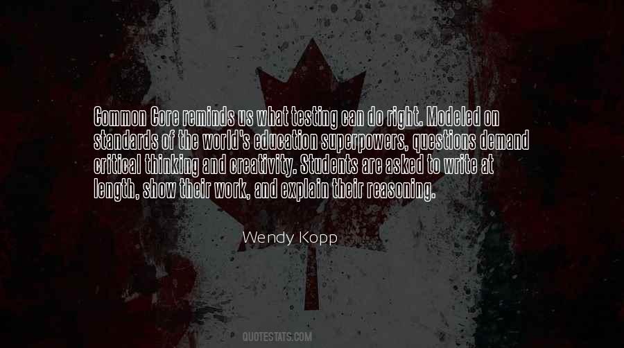 Wendy's Quotes #127027