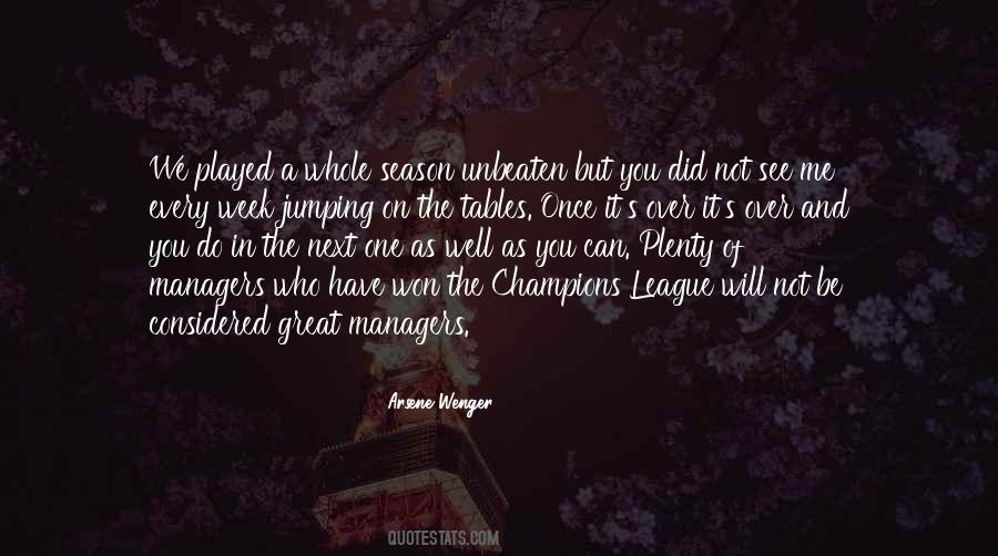 Wenger's Quotes #1744423