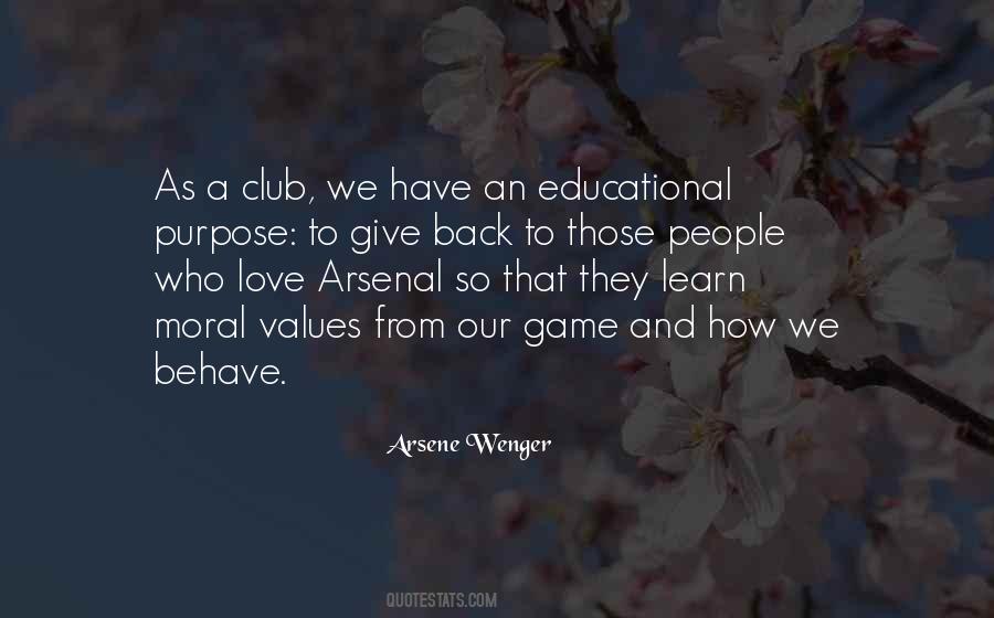 Wenger's Quotes #229259