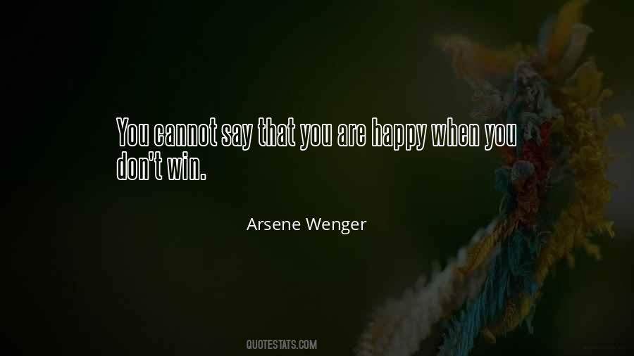 Wenger's Quotes #725667