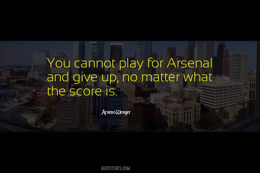 Wenger's Quotes #730228