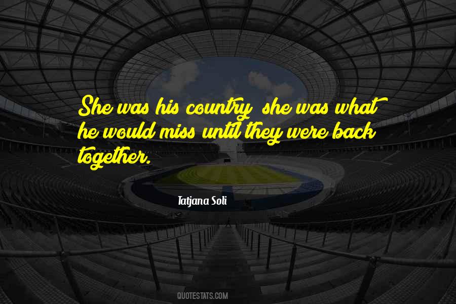 Were Back Together Quotes #1606654