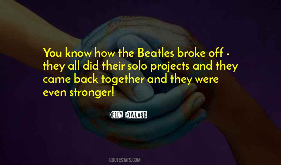 Were Back Together Quotes #1793102