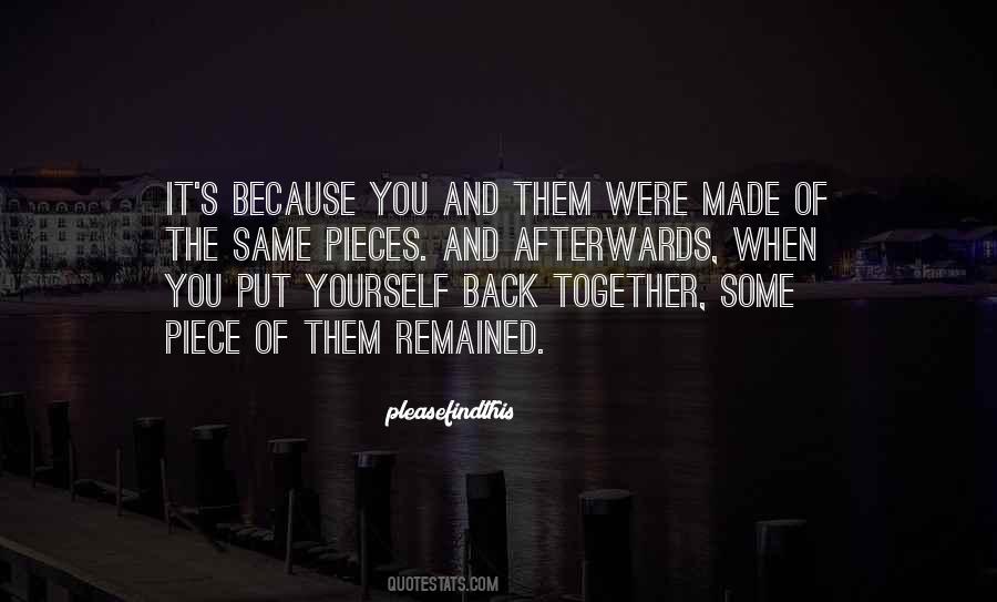 Were Back Together Quotes #614313