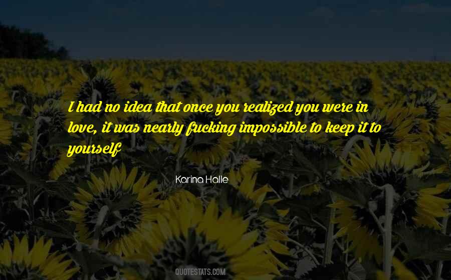 Were In Love Quotes #1826572