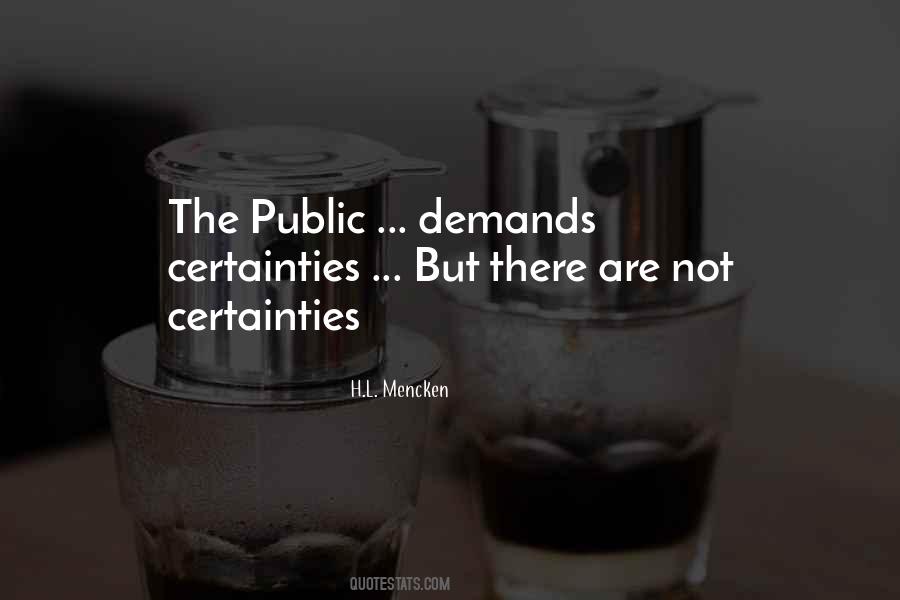 Quotes About Making Demands #834674