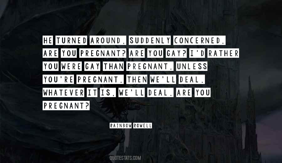 Were Pregnant Quotes #22866