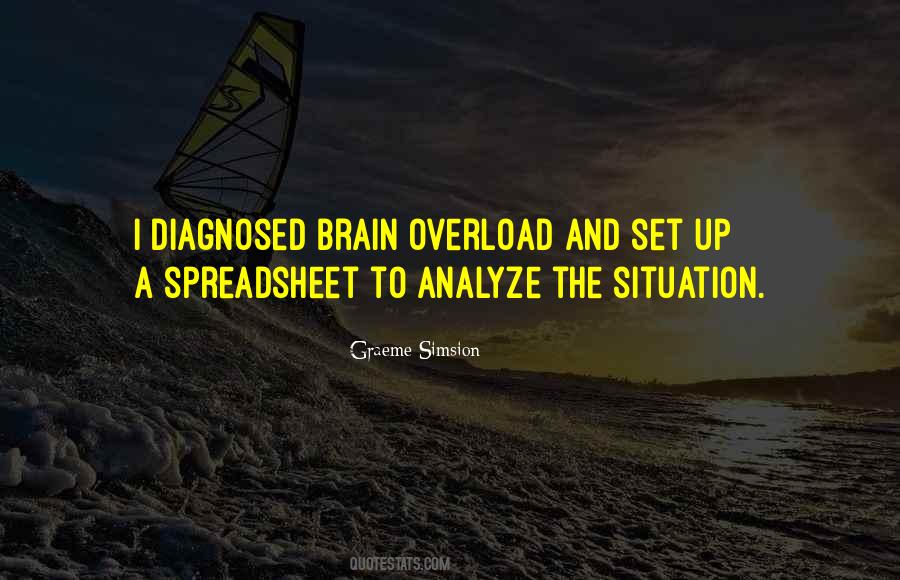 Quotes About Brain Overload #1325467