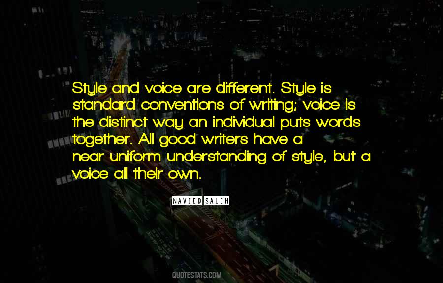 Quotes About A Voice #1215704