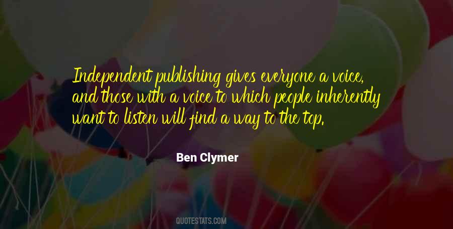 Quotes About A Voice #1245464