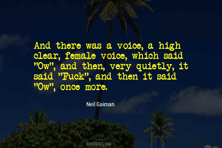 Quotes About A Voice #1343742